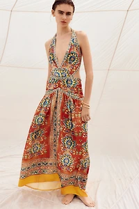 Open-Back Halterneck Dress