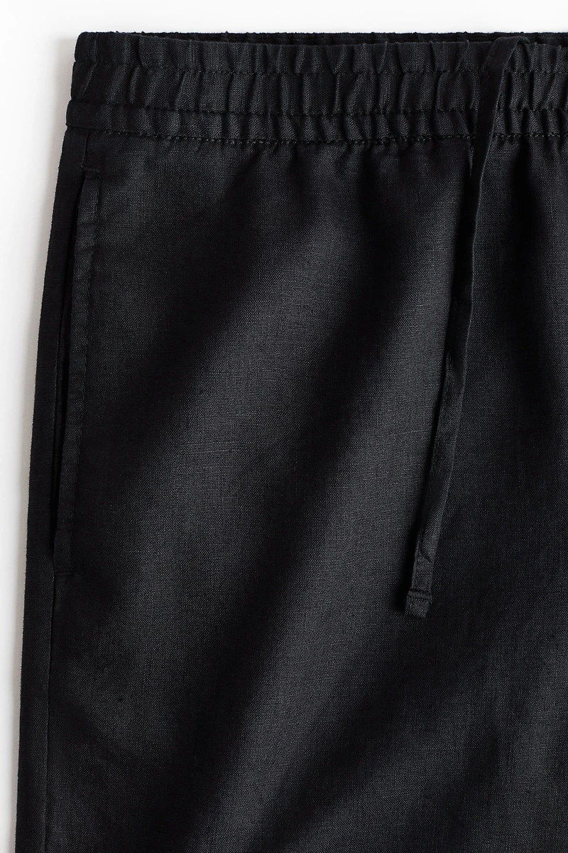 Loose-Fit Linen Pants