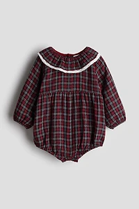 Barboteuse en mousseline de coton