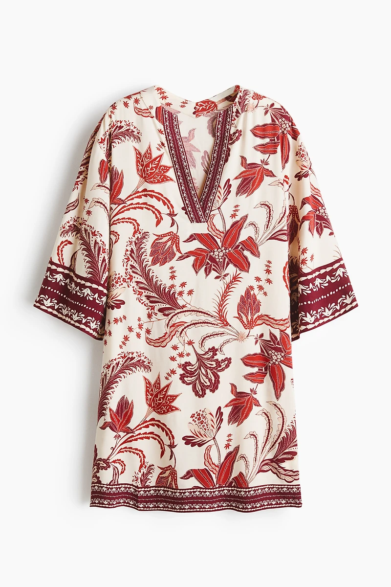 Robe tunique en viscose