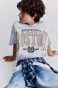 T-shirt grande taille imprimé