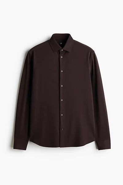Four-Way Stretch Slim-Fit Shirt