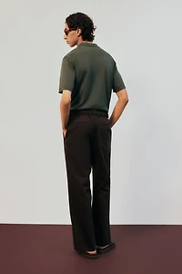 Regular-Fit Fine-Knit Polo Shirt