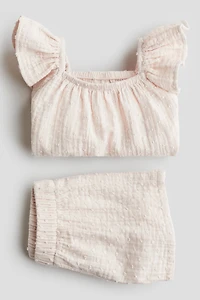 2-Piece Plumeti Muslin Set