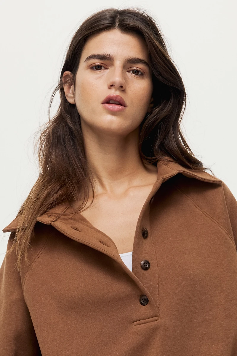 Chandail façon polo