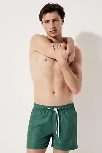 Patterned Swim Shorts