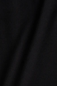 MAMA Ribbed Scoop-Neck Dress