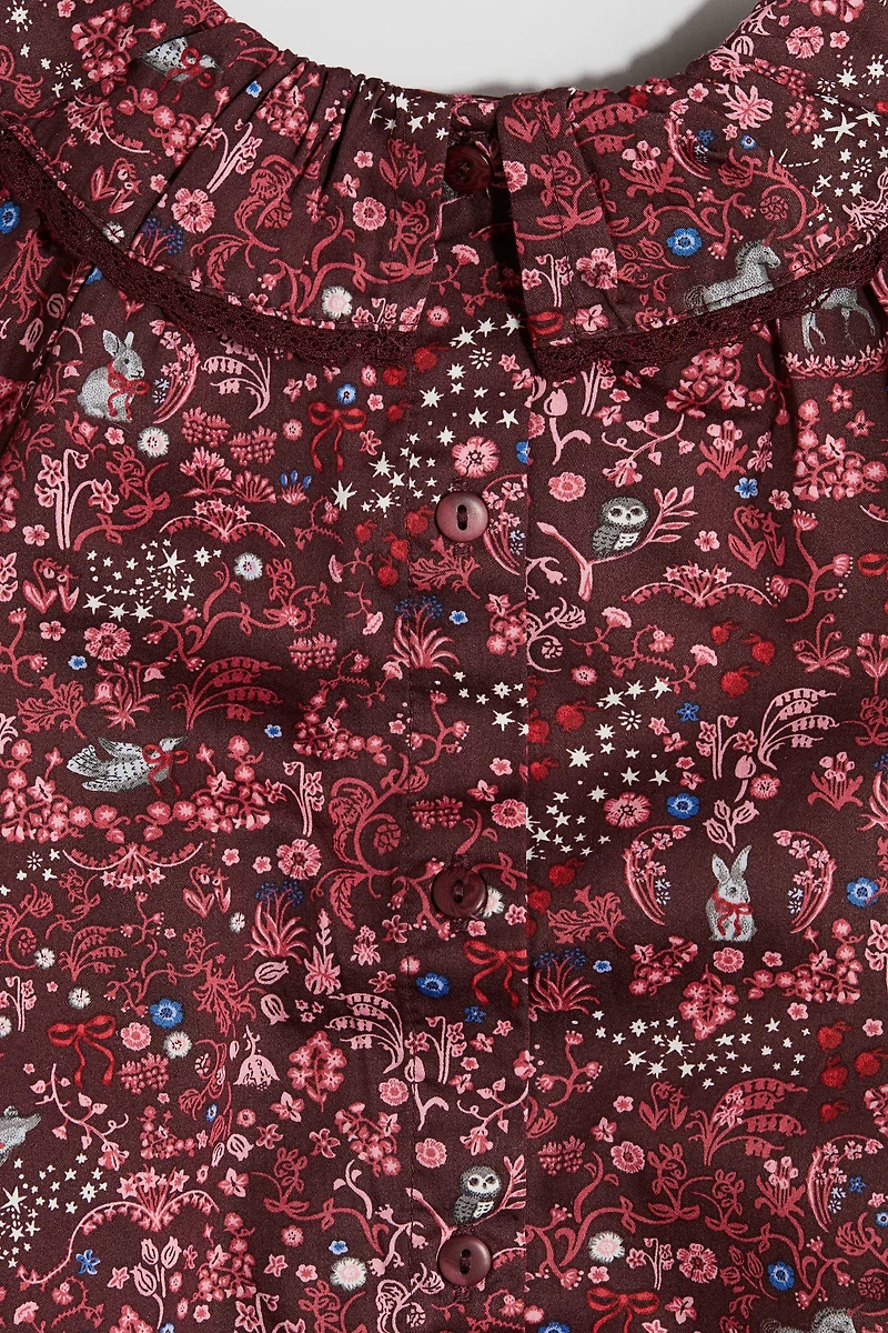 2-Piece Floral-Print Cotton Set