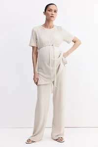 Ensemble 2 pièces MAMA en tricot côtelé