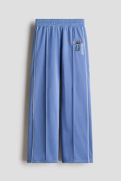 Wide-Leg Track Pants