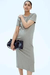 MAMA Ribbed Dress