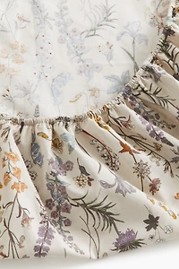 Twin Patterned Fitted Sheet