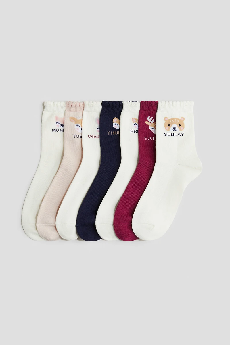 Lot de 7 paires chaussettes