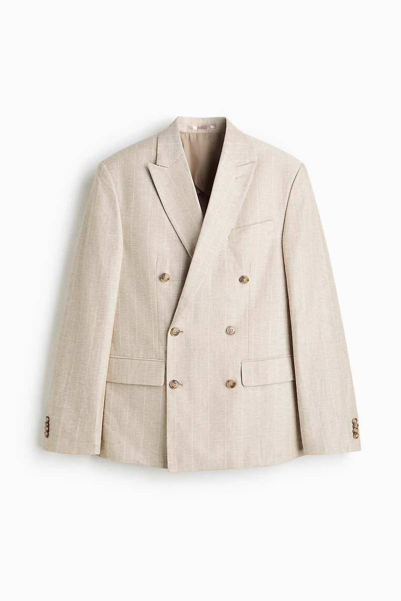 Regular-Fit Double-Breasted Jacket