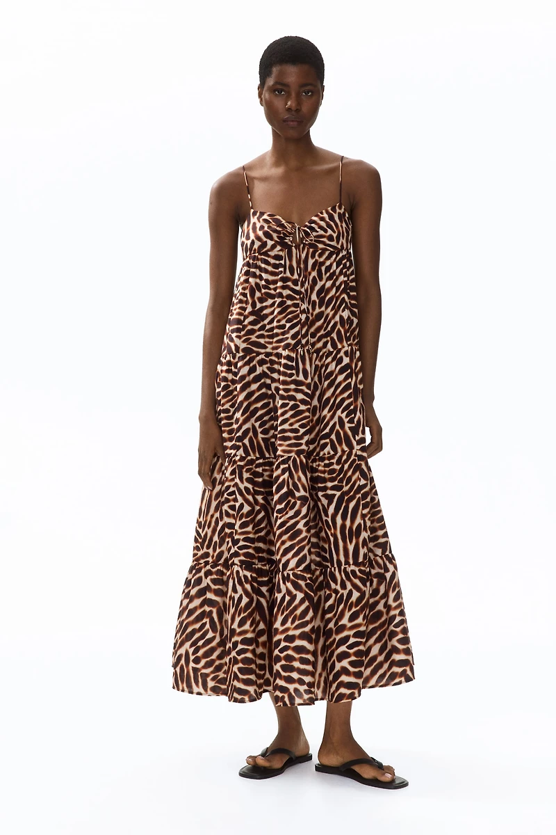 Tiered Strappy Dress