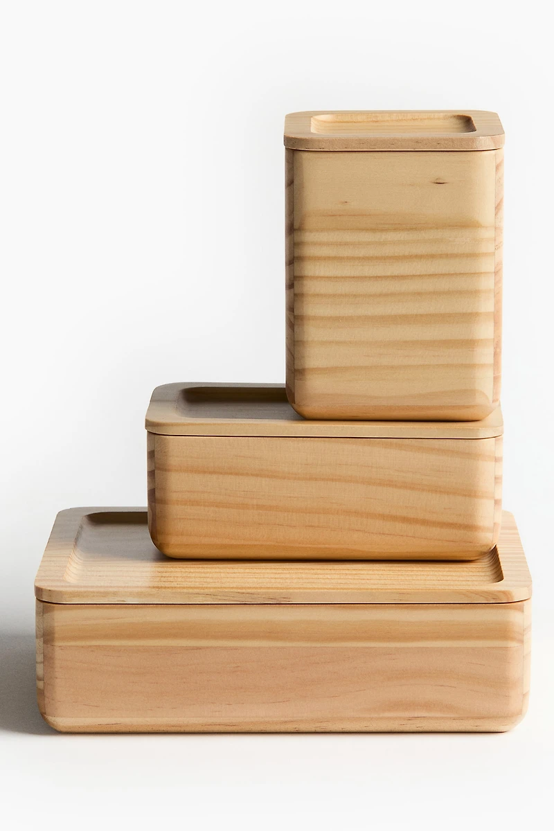 Small Wooden Organizer Box