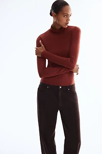 Viscose Turtleneck Top