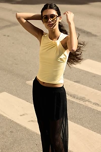 Twist-Detail Tank Top