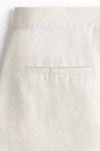 Dressy Linen-Blend Pants