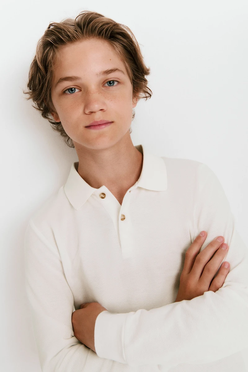 Cotton Piqué Polo Shirt