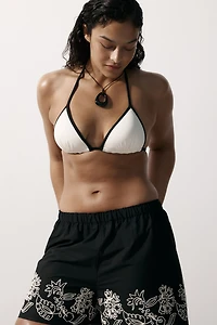 Push-Up Triangle Bikini Top