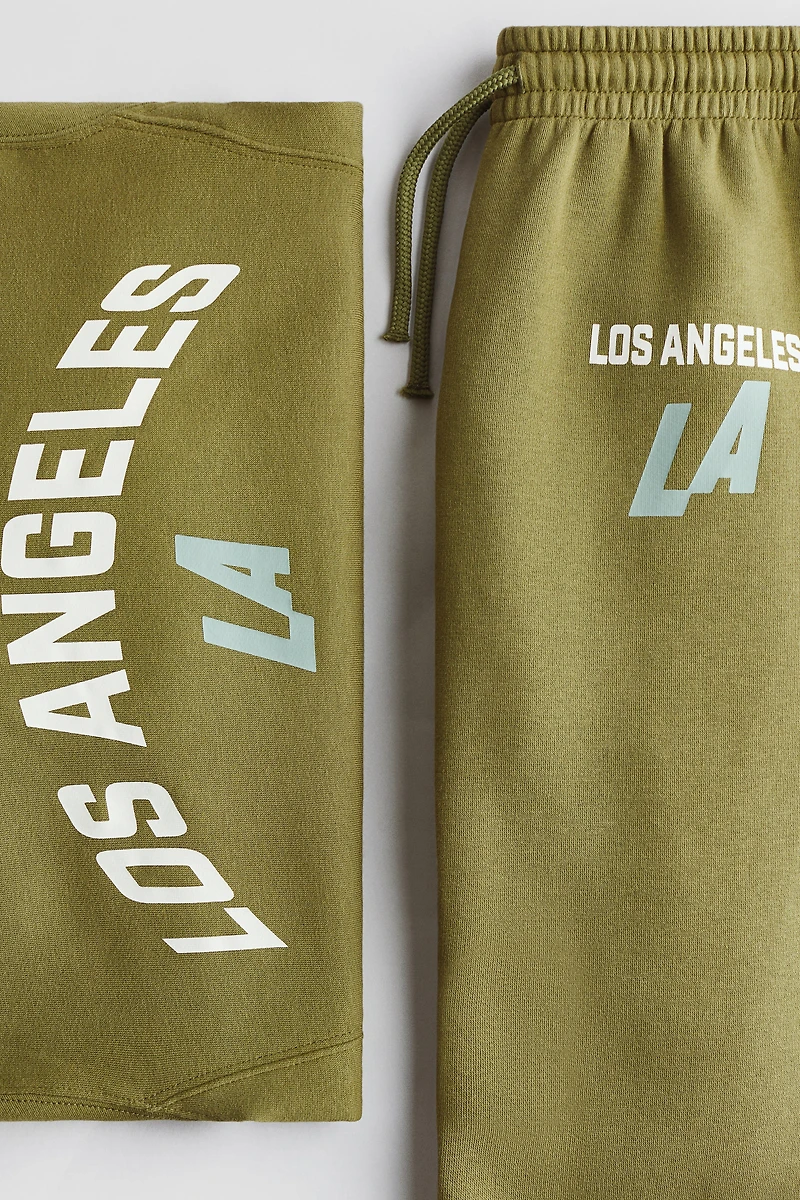 2-Piece Printed Sweatshirt and Joggers Set