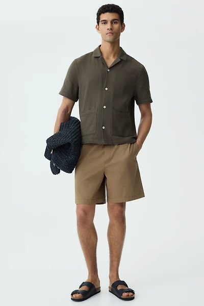 Short décontracté en coton