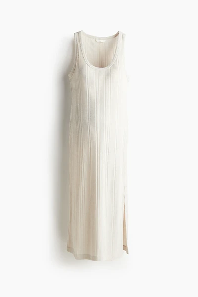 MAMA Robe en tricot côtelé
