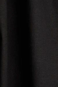 Linen-Blend Shift Dress