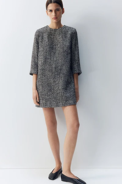 A-Line Bouclé Dress