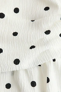 Peplum Halterneck Top