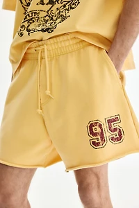 Short décontracté en molleton imprimé