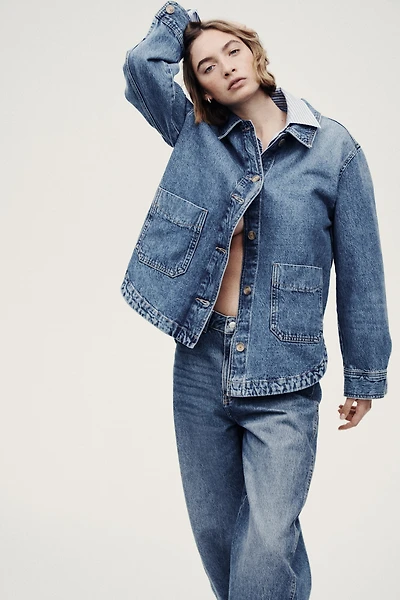 Veste-chemise en denim