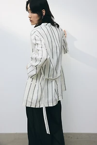 Linen-Blend Jacket