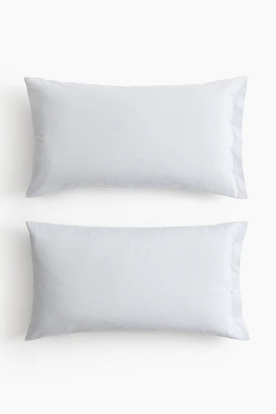 Lot de 2 taies d'oreiller en tissu Oxford
