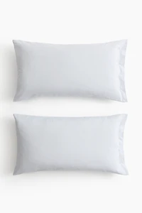 Lot de 2 taies d'oreiller en tissu Oxford