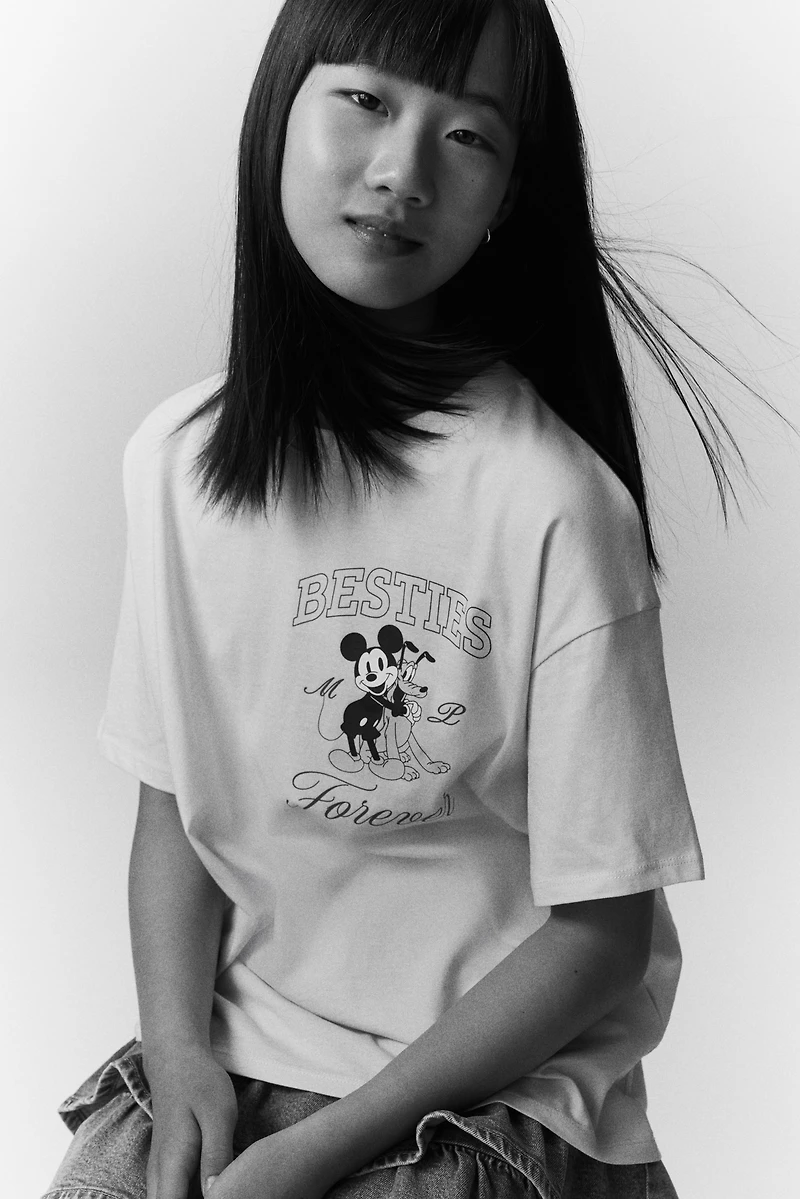 Printed Cotton T-Shirt