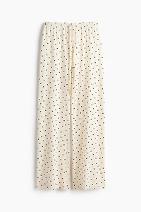 Cotton-Blend Pajama Pants
