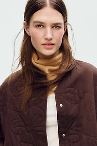 Quilted Bomber Jacket