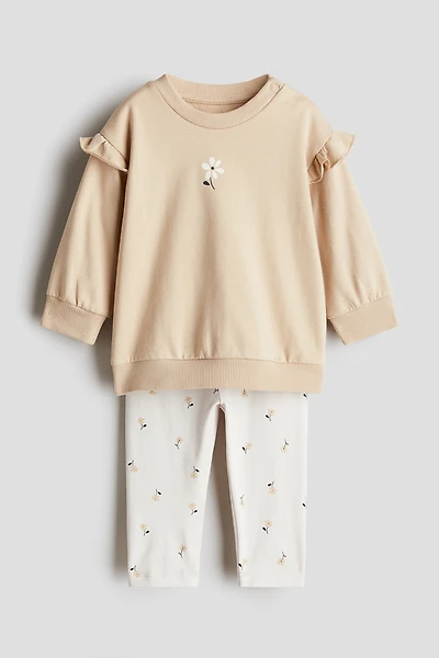 Ensemble 2 pièces avec chandail et legging