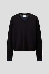 Regular-Fit Fine-Knit Wool Sweater