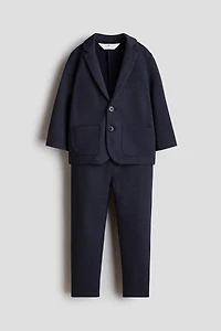 2-Piece Piqué Suit