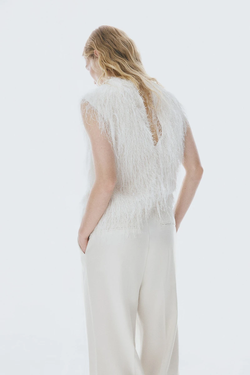 Pantalon sur mesure taille haute