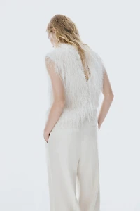 Pantalon sur mesure taille haute