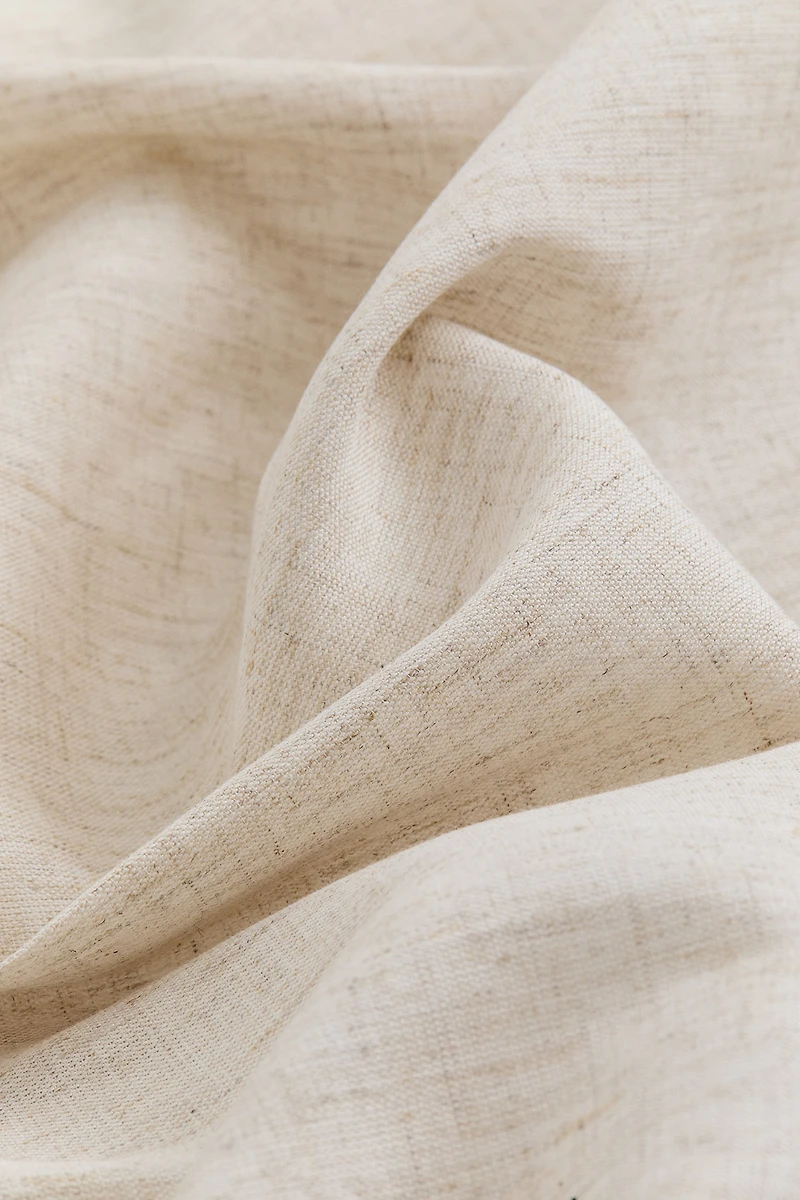 Lot de 1 rideau large en lyocell mélangé