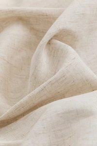 Lot de 1 rideau large en lyocell mélangé