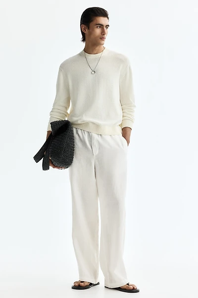 Loose-Fit Linen Pants