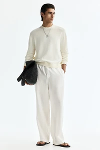 Loose-Fit Linen Pants