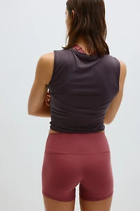 Slim-Fit Twist-Detail Sports Tank Top