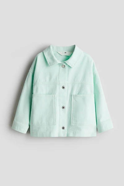 Oversized Cotton Twill Jacket